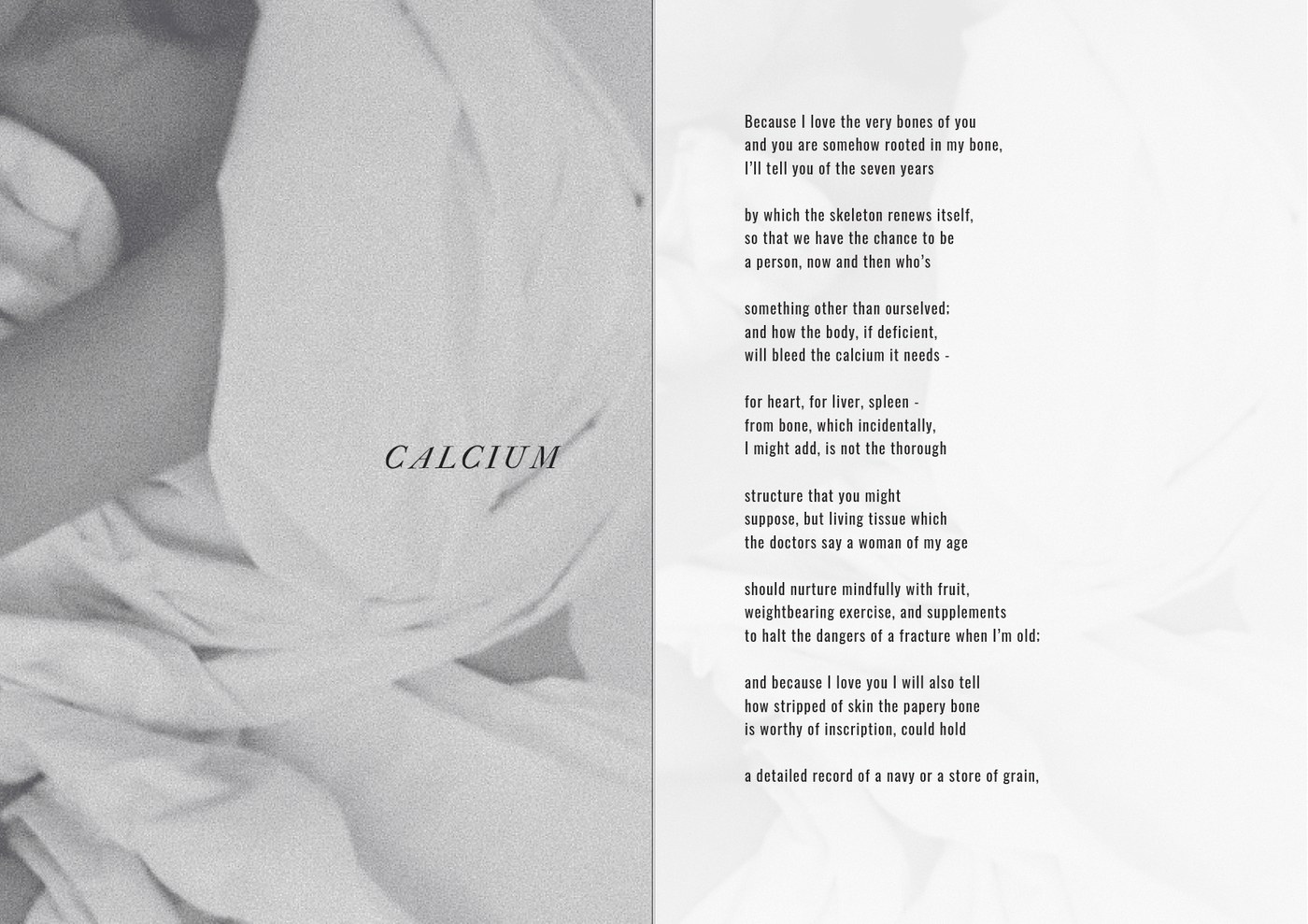 Deryn Rees-Jones — Calcium